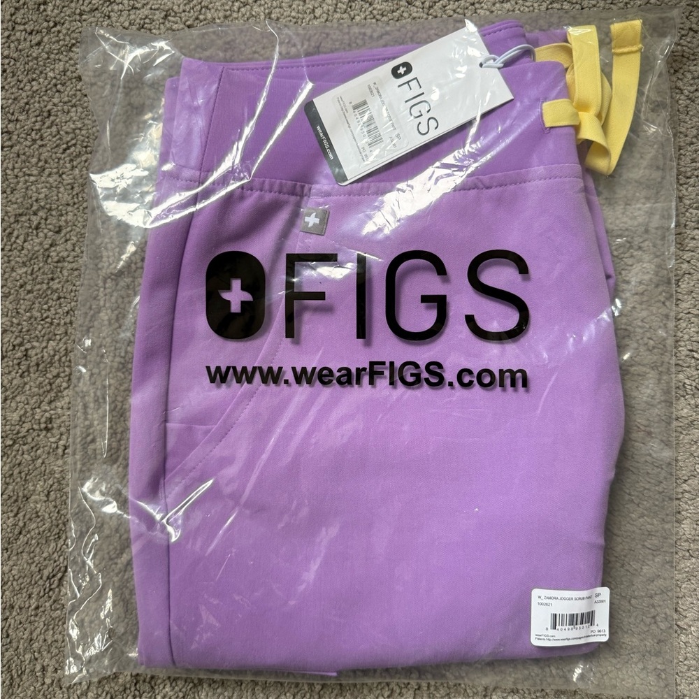 FIGS zAMORA JOGGERS WOMENS SMALL PETITE WILD IRIS